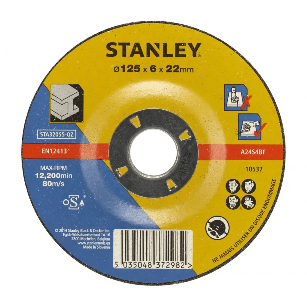 Disco de Desbaste 125mm p/ Metal Stanley STA32055-QZ