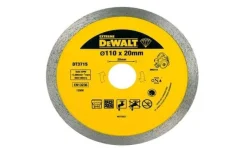 Disco De Diamante P/ Seco e Húmido 110x20mm Dewatl DT3715-QZ