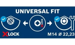 Disco de diamante X-LOCK Multimaterial 125mm Bosch 2608900670