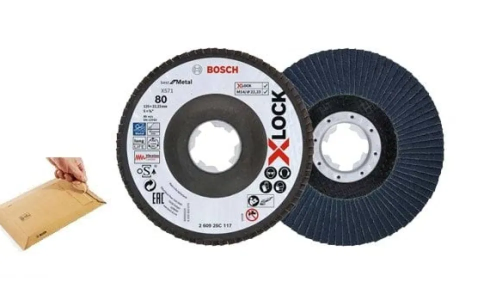 Disco de Lamelas X-LOCK 125MM GR80 Bosch 260925C117