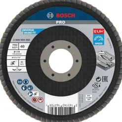 Disco de lixa em lamelas X571 115mm x Grão 40 Bosch 2608605450