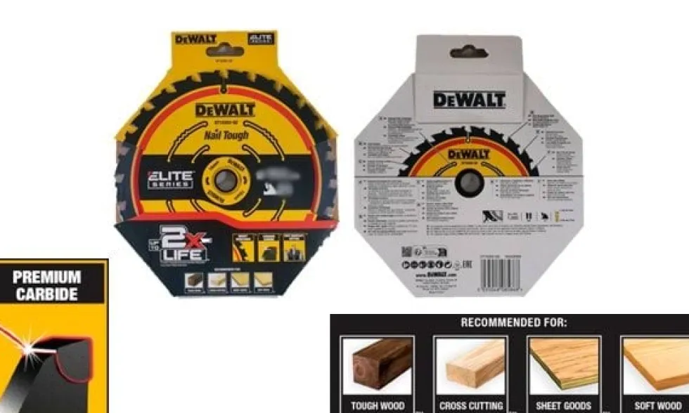 Disco de Serra ELITE 165mm X 20mm X 24T DeWalt DT20545-QZ