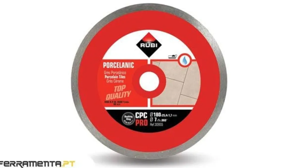 Disco diamante grés porcelânico CPC 200 pro Rubi 30956