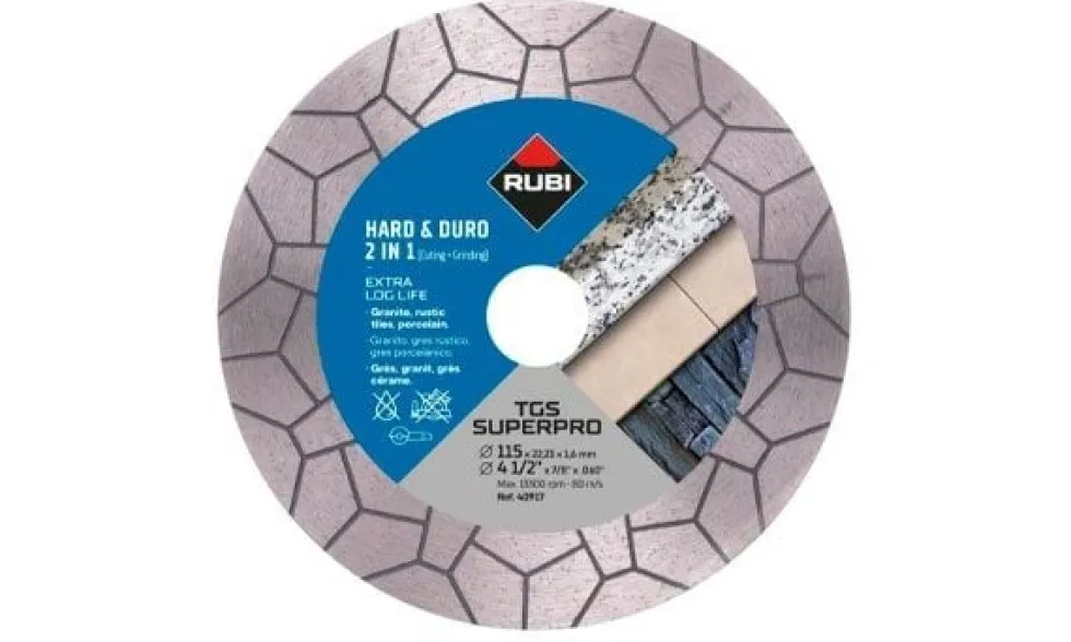 Disco Diamante TURBO VIPER-TGS 115mm Rubi 40917
