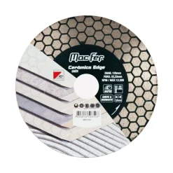 Disco diam. Cerâmica Edge 125mm x 25mm Macfer 092.0152