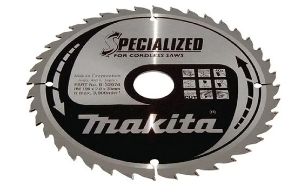 Disco HM 190x30mm 40D Makita B-09254
