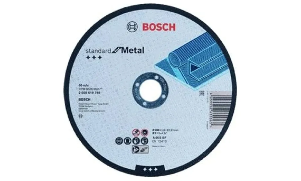Disco para Corte de Metal 180 x 1mm Bosch 2608619769