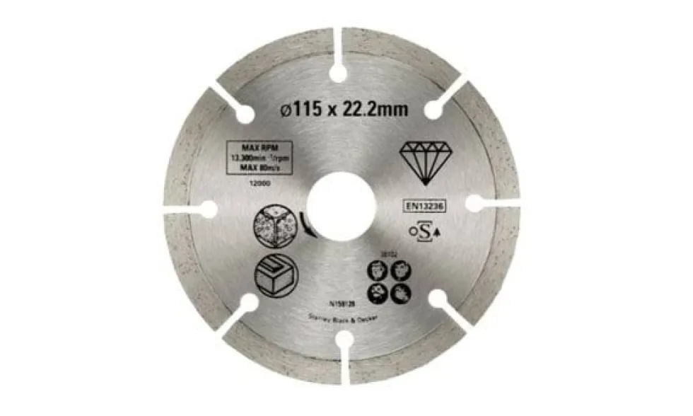 Discos de Diamante 115-230mm p/ Betão Stanley