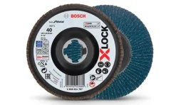 Discos De Lixa Em Lamelas X571 X-LOCK P/ Metal 10un Bosch