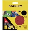 Discos de Lixa 125mm G80 c/ Velcro Stanley STA32072-XJ