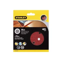 Discos de Lixa 115mm G120 c/ Velcro Stanley STA32012-XJ