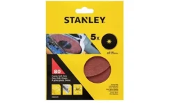 Discos de Lixa 115mm G80 p/ Rebarbadora Stanley STA32165-XJ