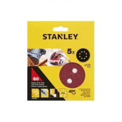 Discos de Lixa 125mm Grão 60 Stanley STA32027-XJ