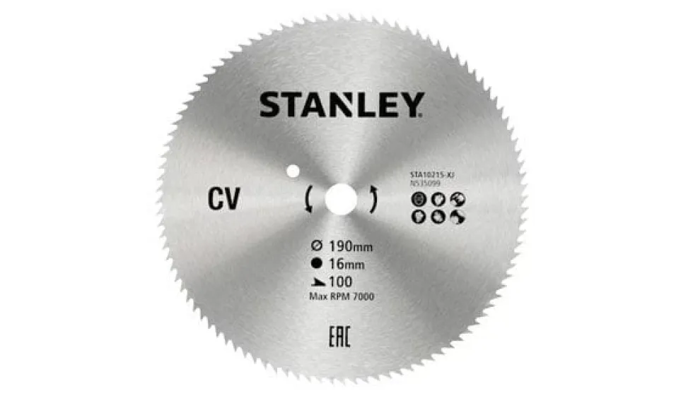 Discos de Serra Circular 127-190mm Corte Fino Stanley