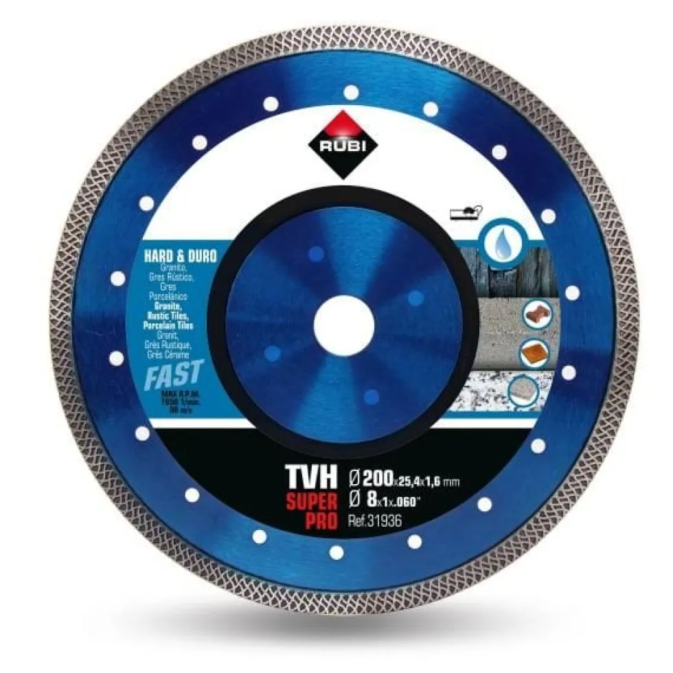 Discos Diamante TURBO VIPER-TVH 200mm Rubi 31936