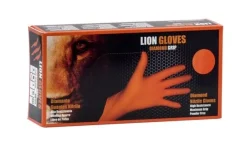 Dispensador de Luvas Leão Laranja Diamante 50Uni – L Mundo Guante 9920L