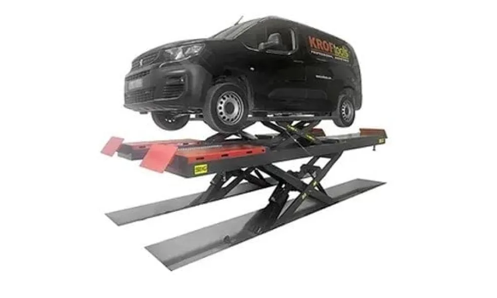 Elevador Auto Dupla Tesoura para Alinhamento 5.5T Kroftools 9822