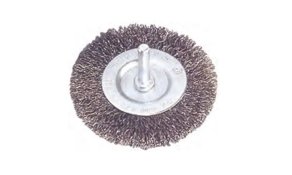 Escova Aço c/ perno Circular Arame Ondulado INOX EAPC-I MacFer 75mm (bls) 025.0007