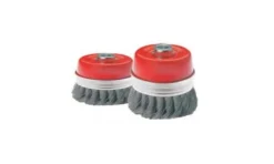 Escova Aço c/ Rosca T/ Vaso Arame Retorcido CARV-R M14 100mm (bls) MacFer 026.0016
