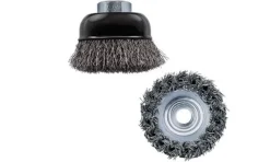 Escova De Arame Frisado Cónica Para Rebarbação Angular Ø 65 C19mm M14 Dewalt DT3480