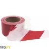 Fita de Sinalização Vermelha/Branca 200mx70mm MacFer SWT-01