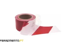 Fita de Sinalização Vermelha/Branca 200mx70mm MacFer SWT-01