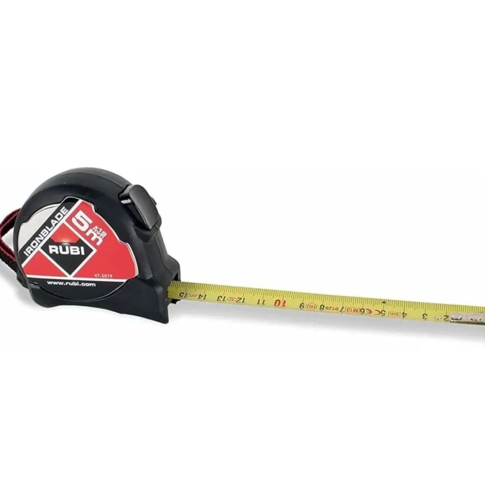 Fita Métrica IRONBLADE 5 m x 25 mm (Dupla marcação) Rubi 75909