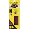 Folhas de Lixa Perfuradas 93x230mm G100 – 10Uni Stanley STA31105-XJ