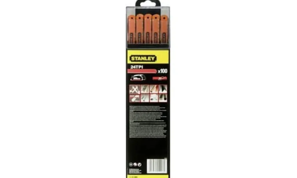 Folhas de Serra Rubi HSS 300mm 24DPP 100Uni Stanley 1-15-906