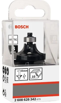Fresa Arredondar 8x17mm Bosch 2608628342