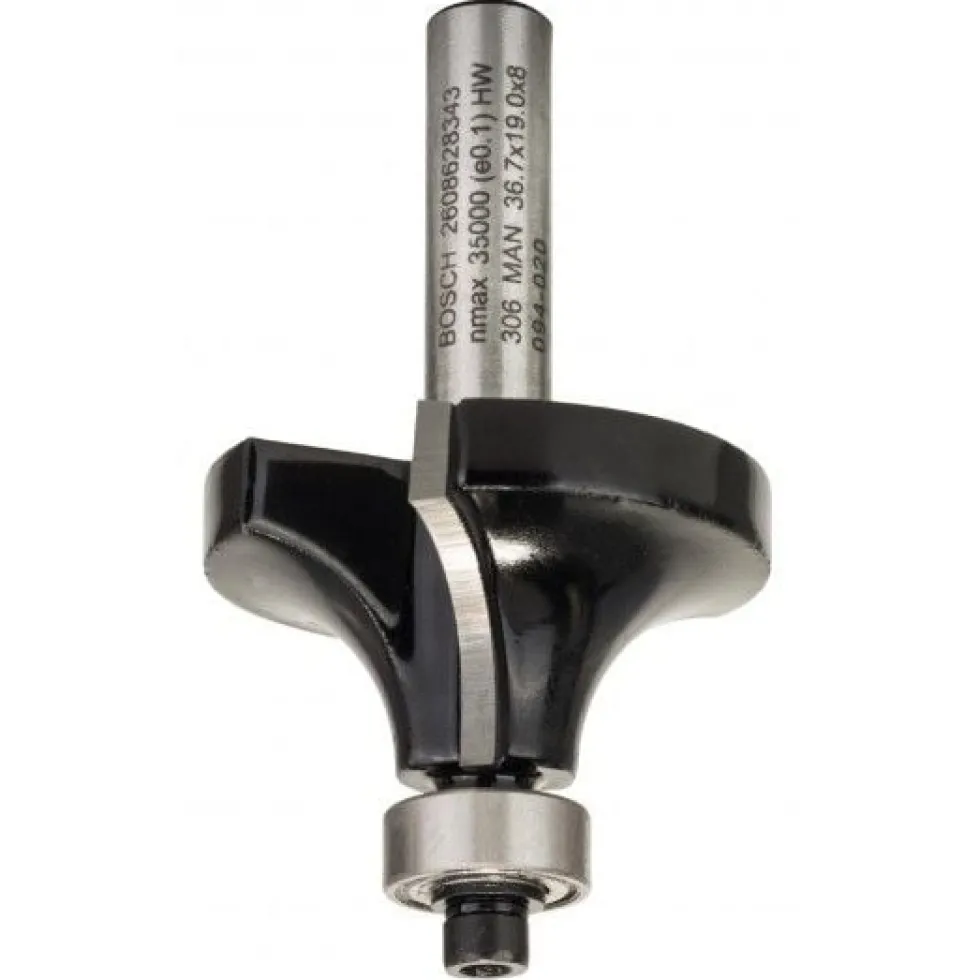 Fresa Arredondar 8x12x19mm Bosch 2608628343