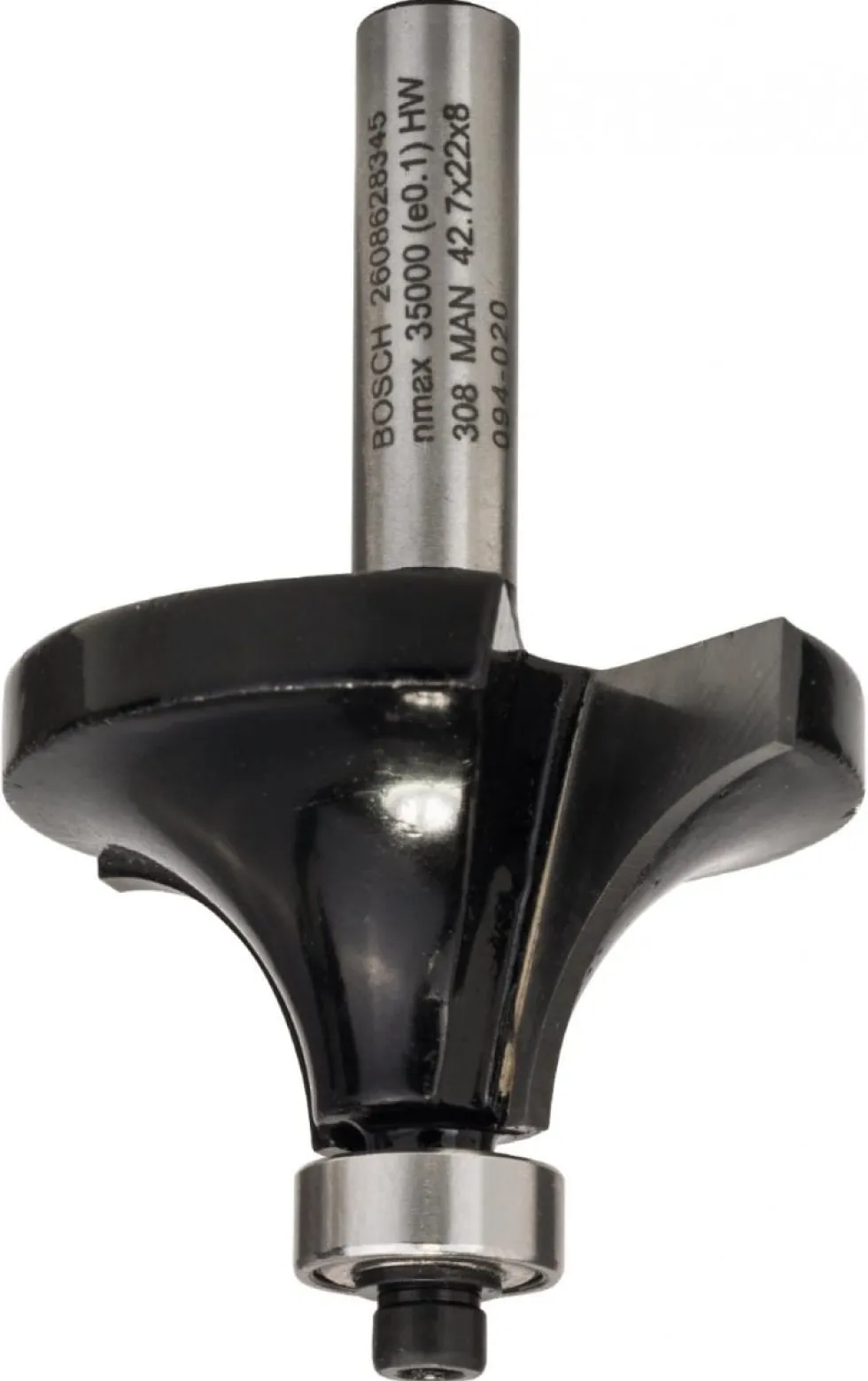 Fresa Arredondar 8x 15 x 22mm Bosch 2608628345