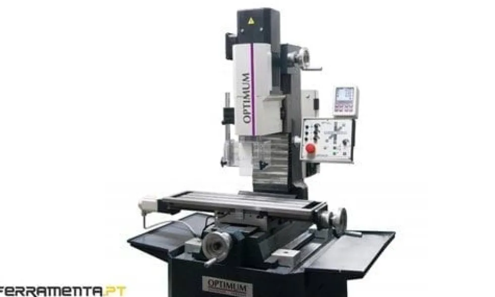 Fresadora robusta c/ Disolay digital Optimum MH 25SV