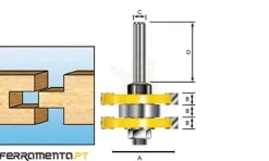 Fresa Macho - Fémea 12mm Makita D-12027