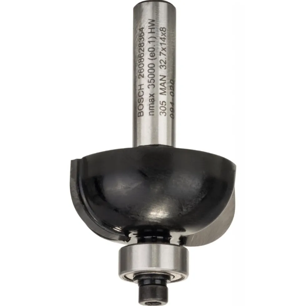 Fresa Meia-Cana Com Guia 8x 14mm Bosch 2608628364