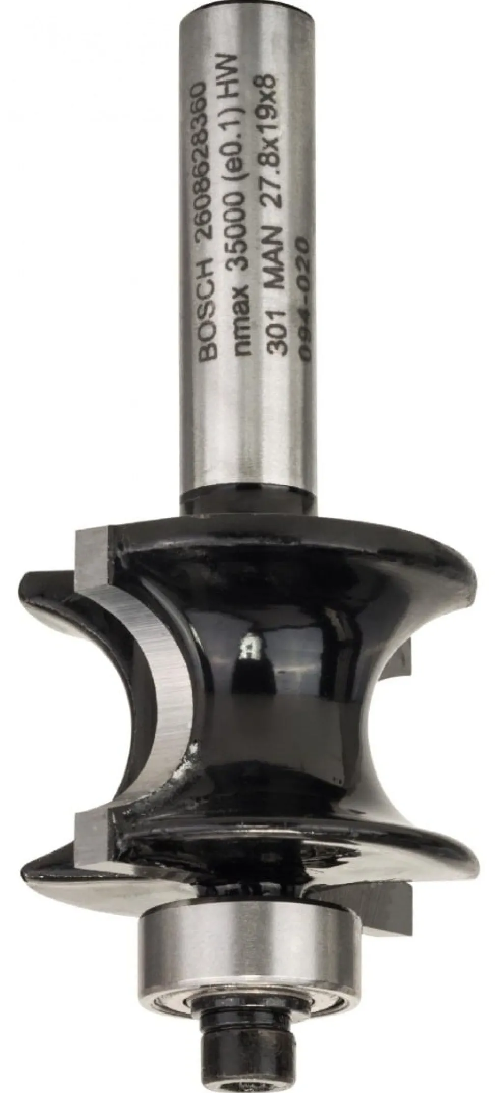Fresa Meia-Cana Redonda 8x 6 x 19mm Bosch 2608628360