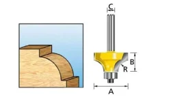Fresa Molduradora c/ Rolamento 3mm Makita D-09581