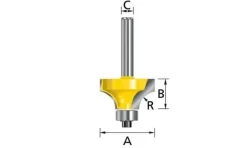 Fresa Molduradora c/ Rolamento 8mm Makita D-09547