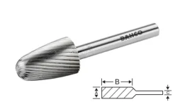 Fresa p/ Tupia 12mm Bahco HSSG-F1225M