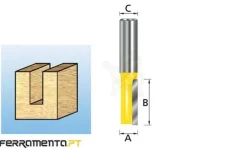 Fresa Recta 1 Navalha 4-8mm Makita D-10017