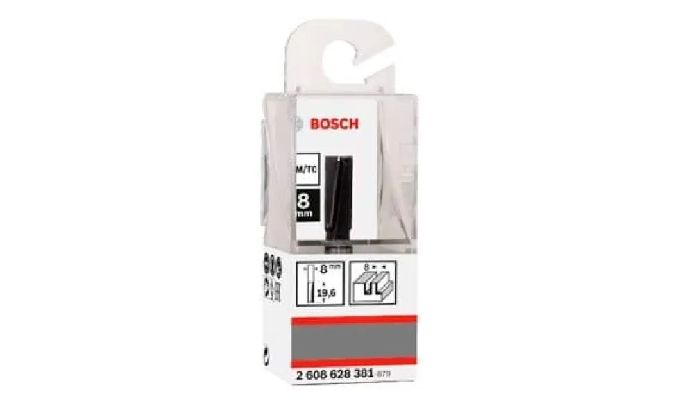 Fresa Reta 8mm Standard p/ Madeira Bosch 2608628381