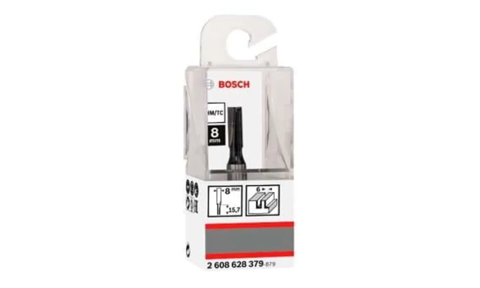 Fresa Reta 6mm Standard p/ Madeira Bosch 2608628379