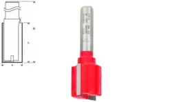 Fresa reta Para Madeira 8x10x31,8 mm Bosch 2 608 629 393