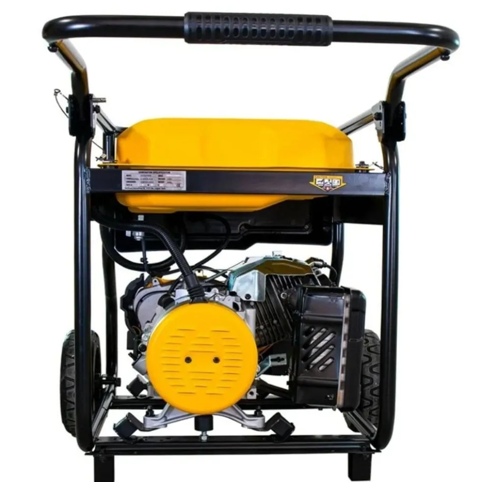 Gerador a Gasolina 420 cc 6,5Kw com rodas AVR DeWALT DXGNP65E