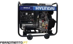 Gerador Diesel Monofásico 7kva Hyundai DHY8000LE