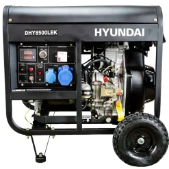 Gerador Diesel Monofásico 6,5kW Hyundai DHY8500LEK