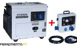 Gerador Diesel P/ Paineis Solares GT Power By Hyundai GTDHY6500SE-LRS