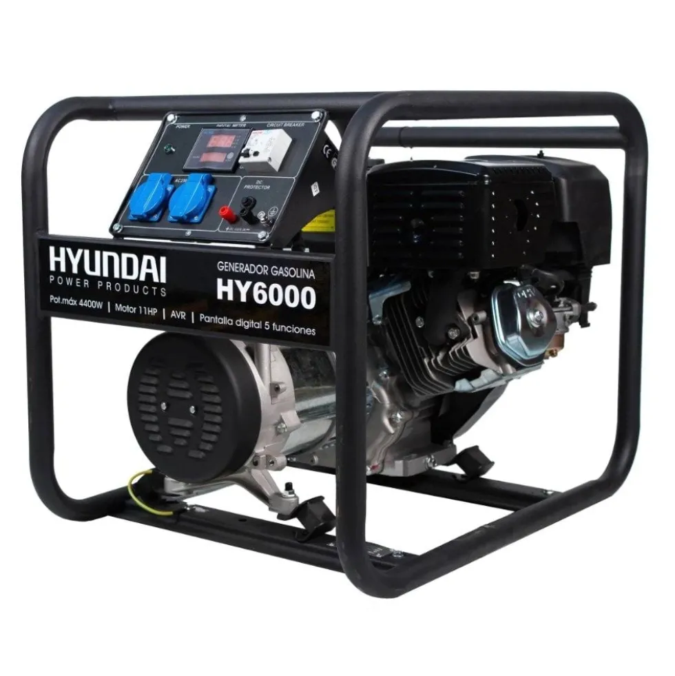 Gerador Gasolina Monofásico 4 kW Hyundai HY6000