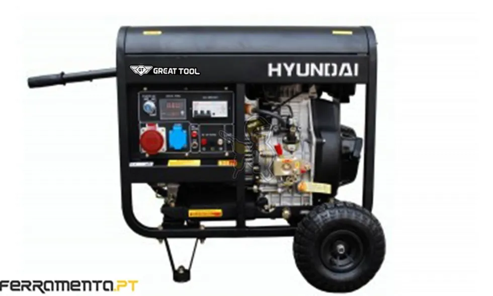 Gerador Gasolina Trifásico 7,5 kVA GT Power by Hyundai GTHY9000LEK-3R