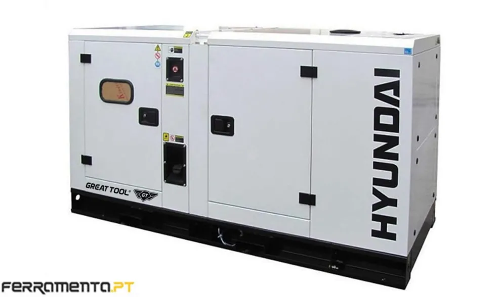 Gerador Industrial Trifásico 15 kVA Hyundai DHY 16 KSE